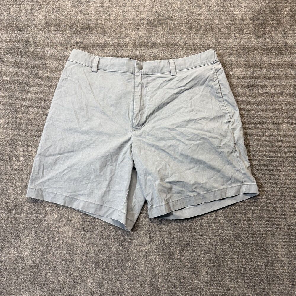 Vineyard Vines Mens M Performance Shorts Blue Stretch Chino Golf Casual